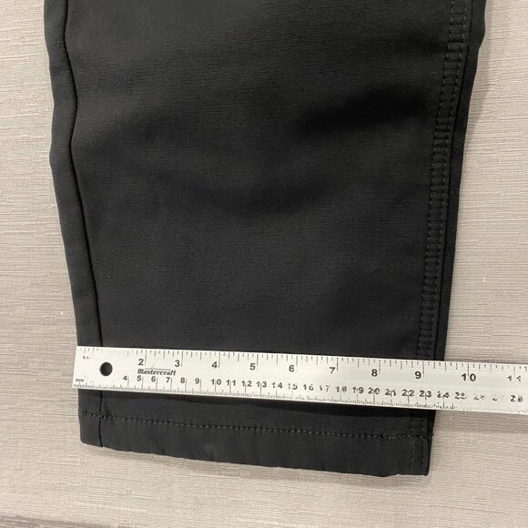 CAT Caterpillar Work Pants Mens 40 x 34 Black Canvas Fleece Lined Insulated - Picture 9 of 13